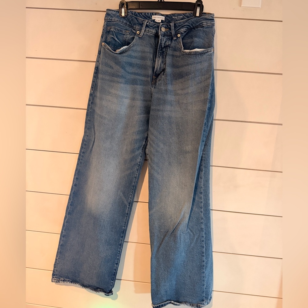 Good American, Good Ease Relaxed denim jeans